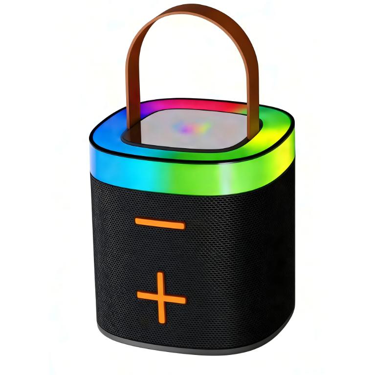 Caixa de som Bluetooth Altomex com luz RGB e tecnologia TWS da Vapto